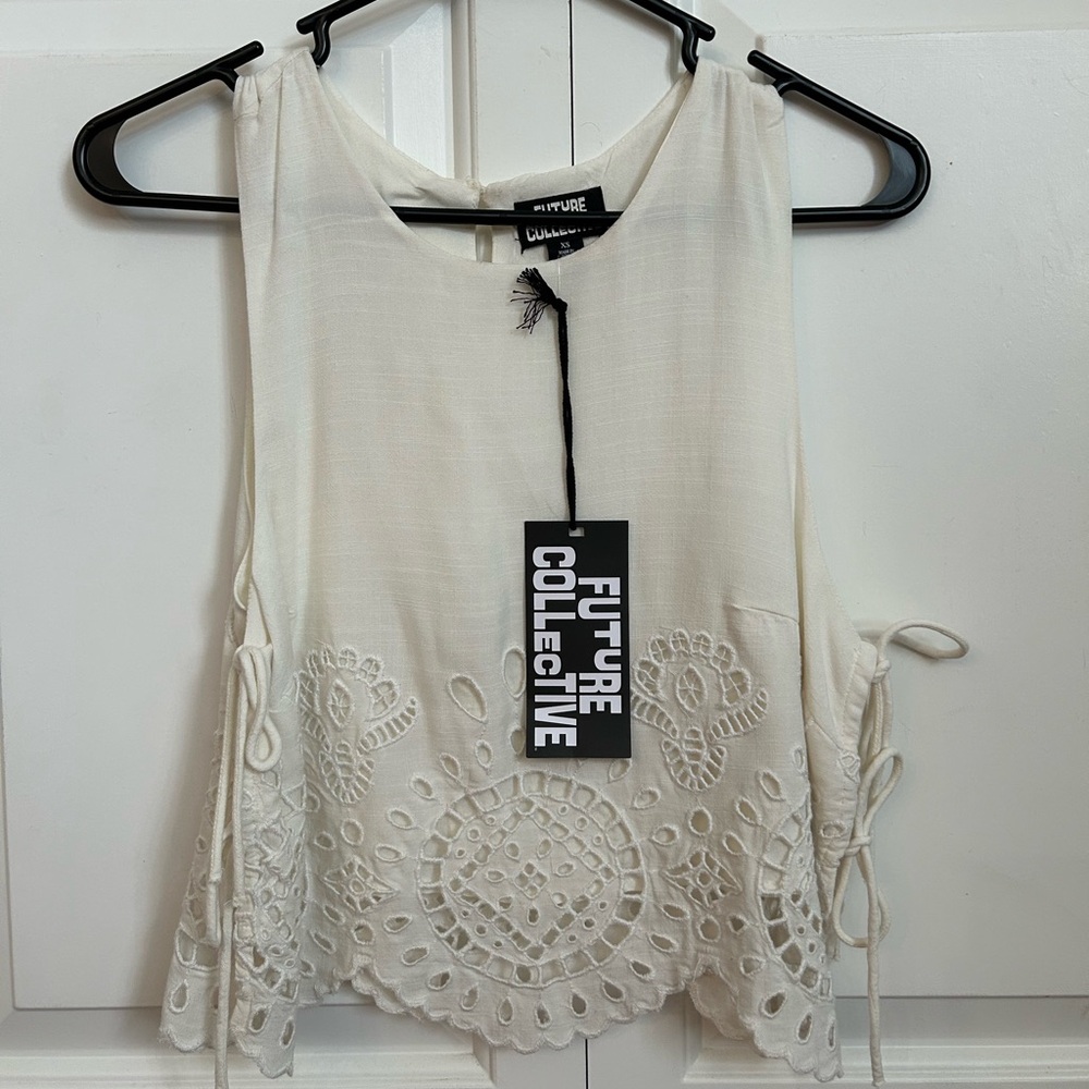 Target Boho Future Collective cutout  detail Top